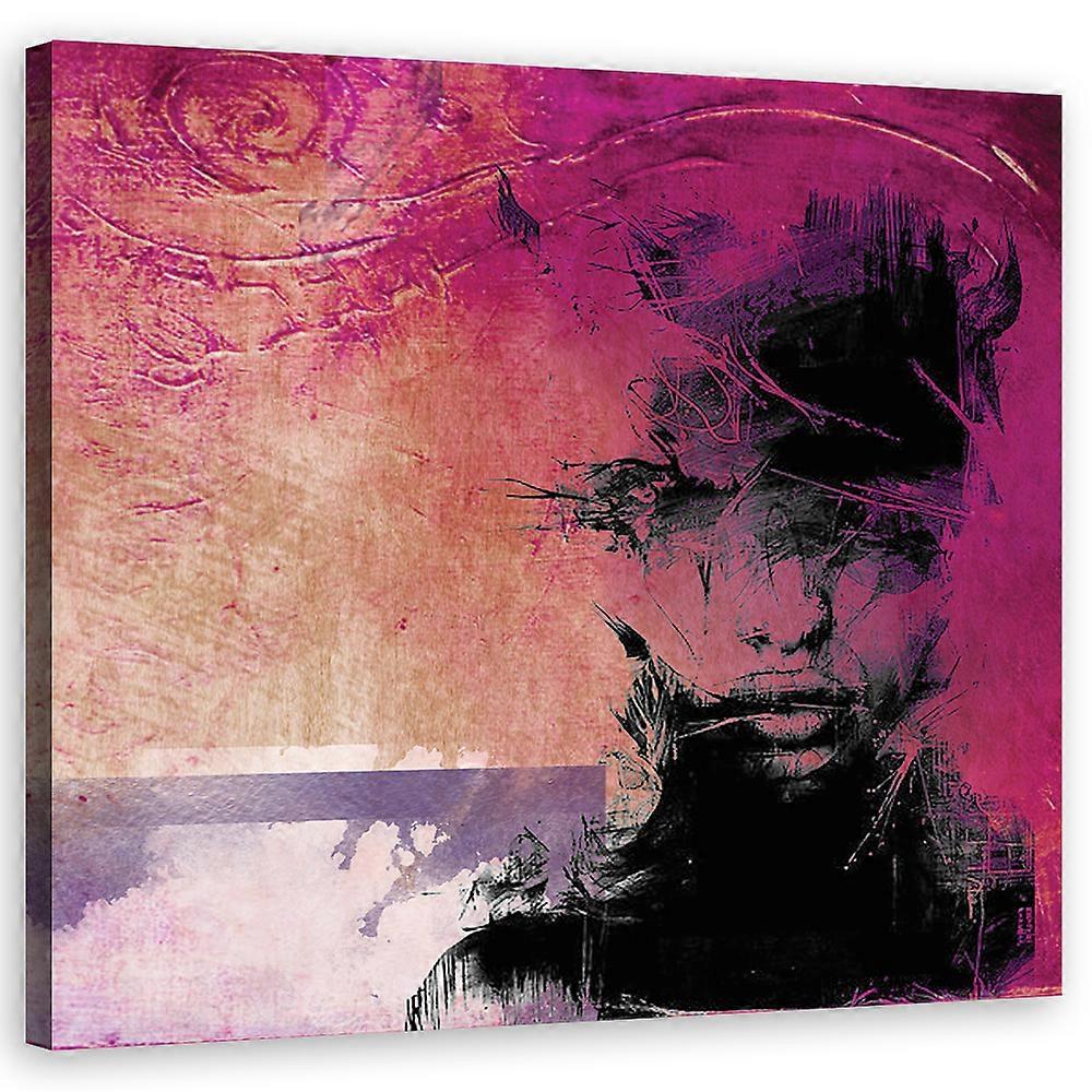 Lienzo, Personas - Morado - 40x40