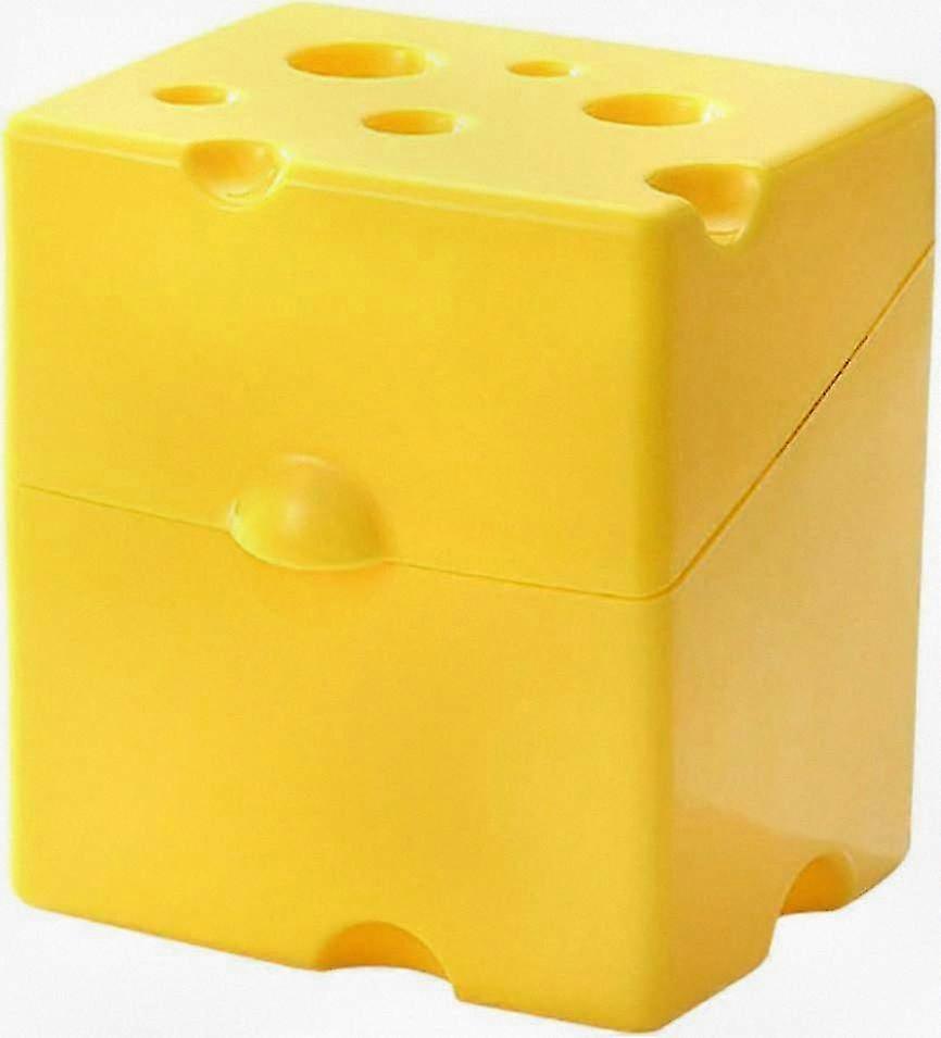 Plastic Food Storage Container with Flip Lid for Sliced Cheese and Butter Blocks, Cheese Slice Organizer and Saver Box