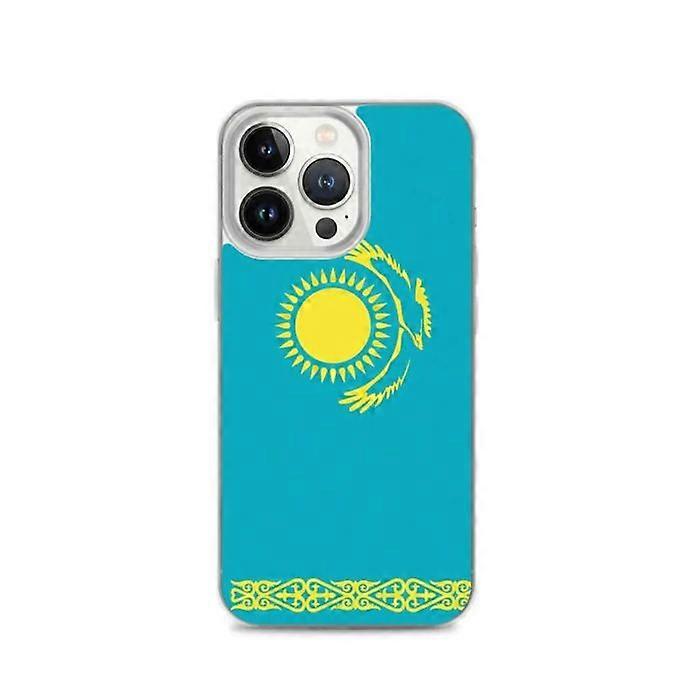 iPhone Case - Kazakhstan - Official Flag - Flexible - Multicolor - Compatible with iPhone 13 Pro