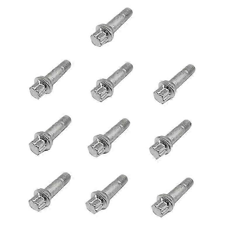 10Pcs Silver Wheel Lug Nuts for W164 W166 X204 W221 C216 C E ML S Class A0009905407