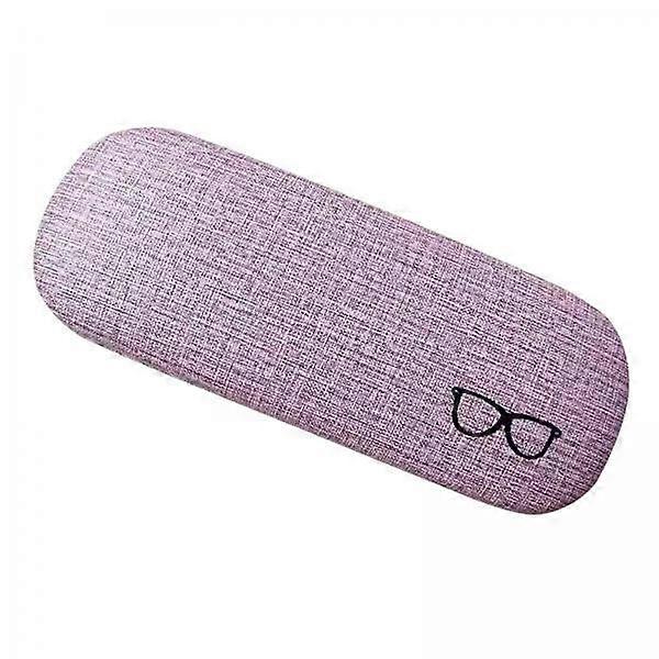 2x Hard Shell Eyeglasses Case, Case,Portable Office Concise Contain Box
