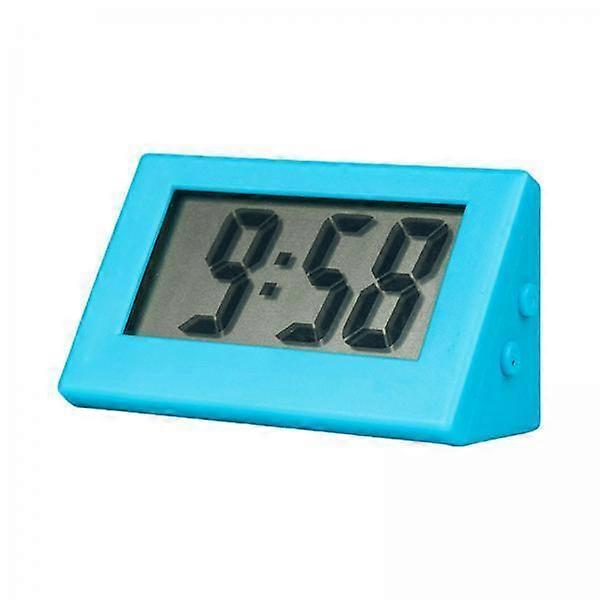 3xTable Clock Battery Powered Display for Various Occasions Art Decor Blue