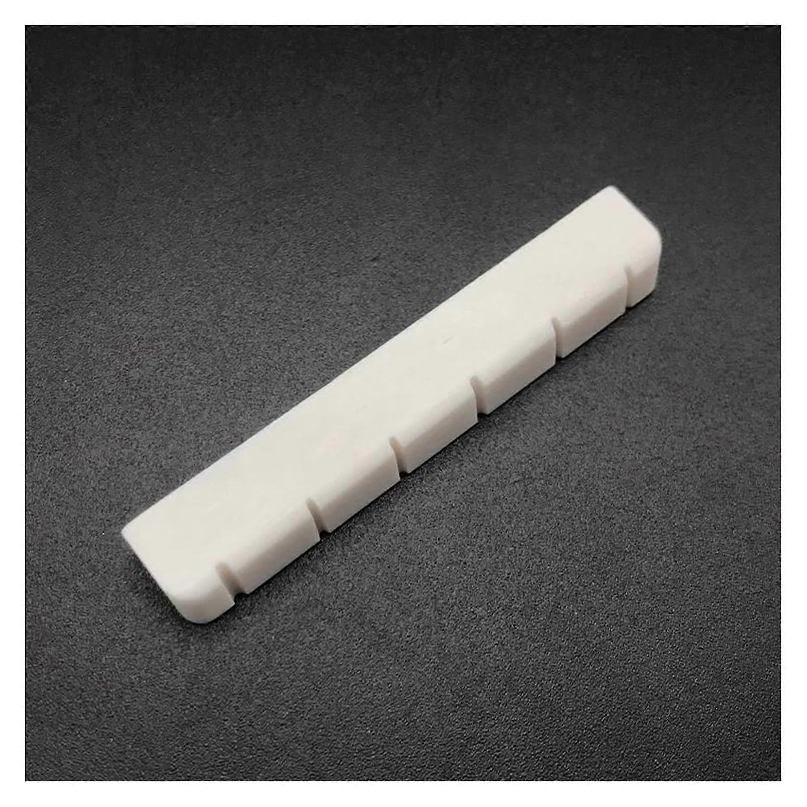6Pair 6 String Natural Bone Calssical Guitar Bridge Saddle And Nut Classical Guitar Instrument guitar Nut Slotted Replacement(Nut)