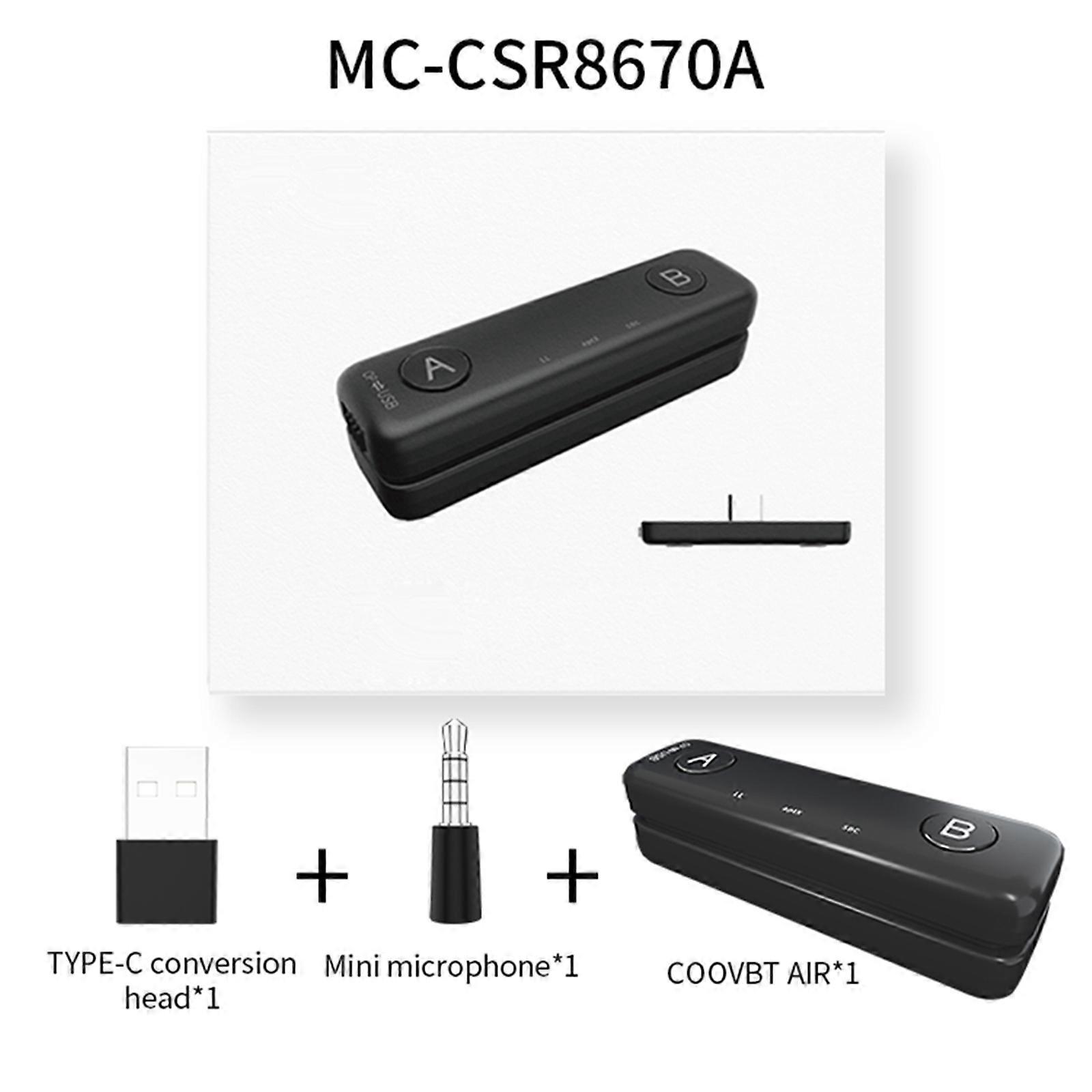 Audio Adapter Headset Receiver Game Console Accessories for P5 PC Bluetooth-compatible Transmitter