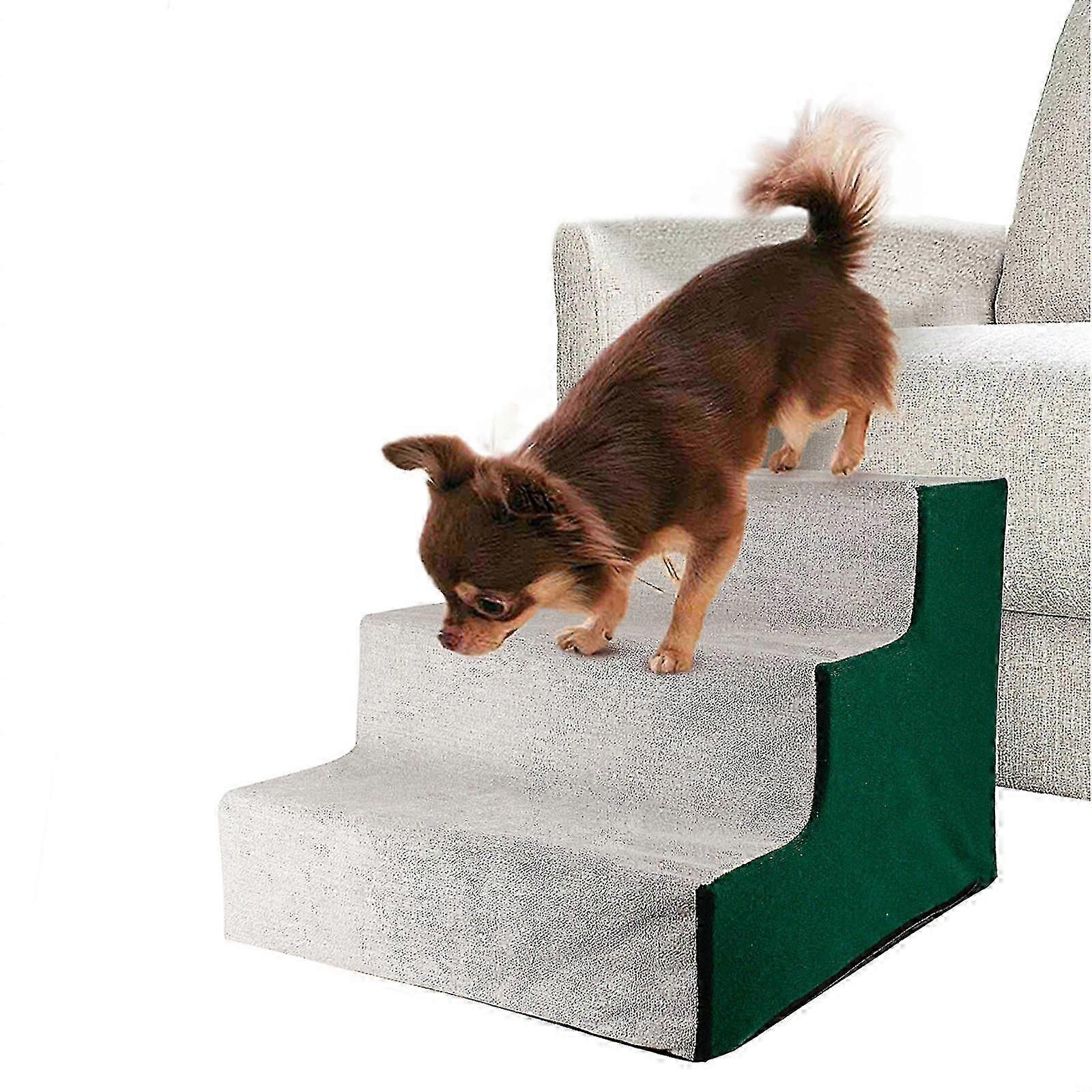 Pet Climbing Stairs Ramp Ladder Comfortable Dog Steps Non-slip 3-step Staircase