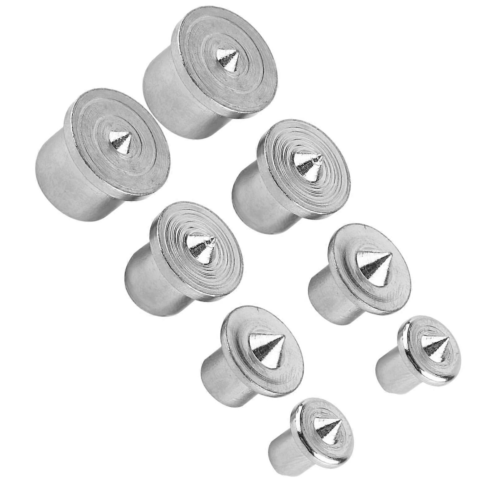 8 Pieces Wood Dowel Centers, Dowel Center, Tenon Alignment Tool, Dowel P Center Set, Woodworking, Craft Clamp, Steel Tools for Metric Dowels