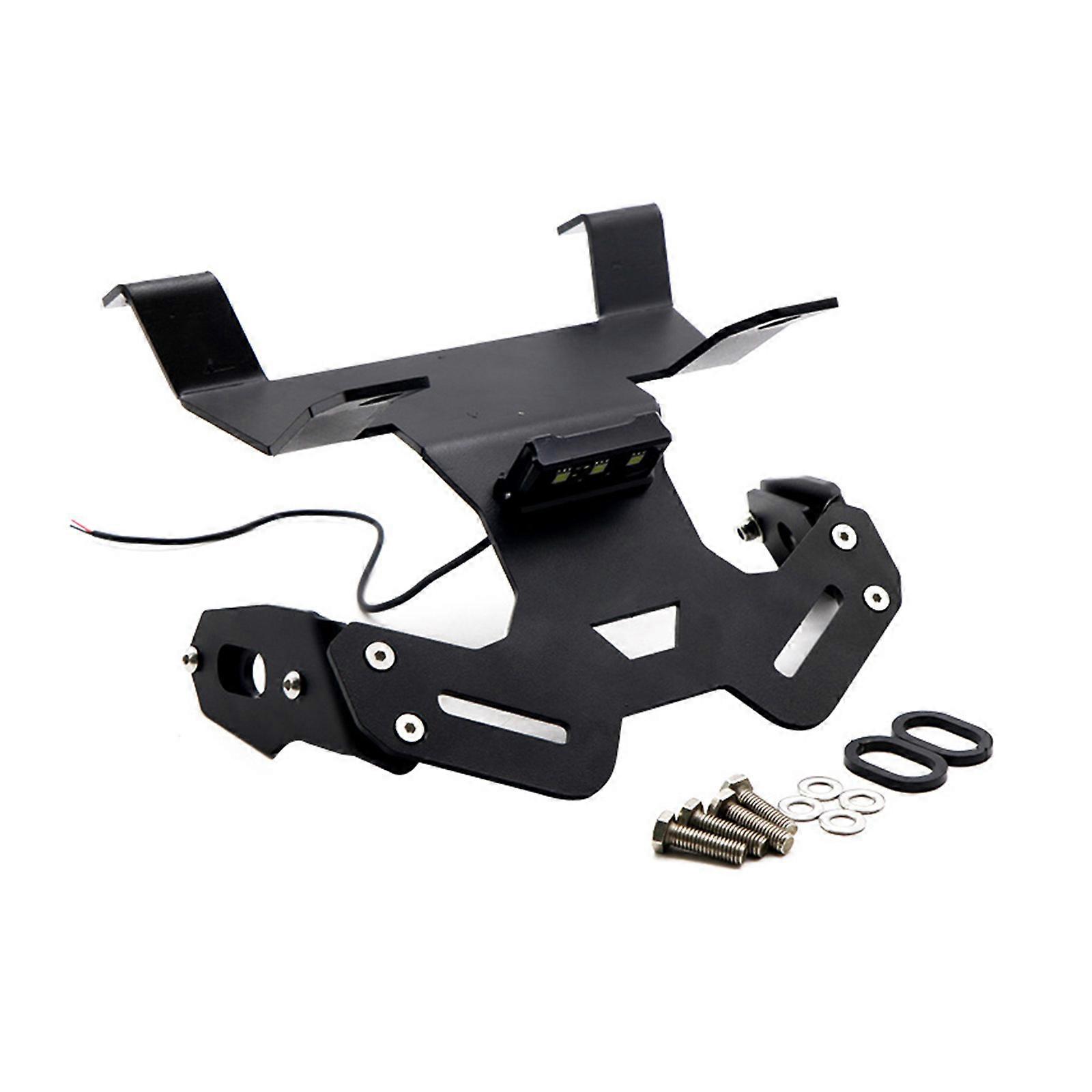 License Plate Holder Bracket with Lights Number Plate Frame for CB125R CB250R CB300R 2017-2020 Modification Accessories