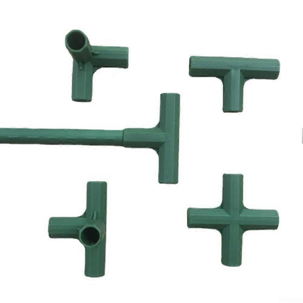 11 mm garden frame connector for stable support of greenhouse structures (D)