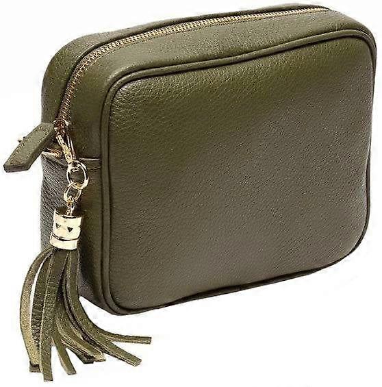 Elie Beaumont Crossbody Bag - Olive Green