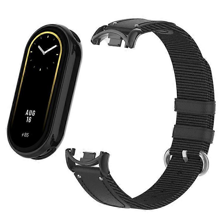 Compatible For Xiaomi Smart Band 8 / Band 8 NFC Woven Canvas Smartwatch Strap Adjustable Watch Band