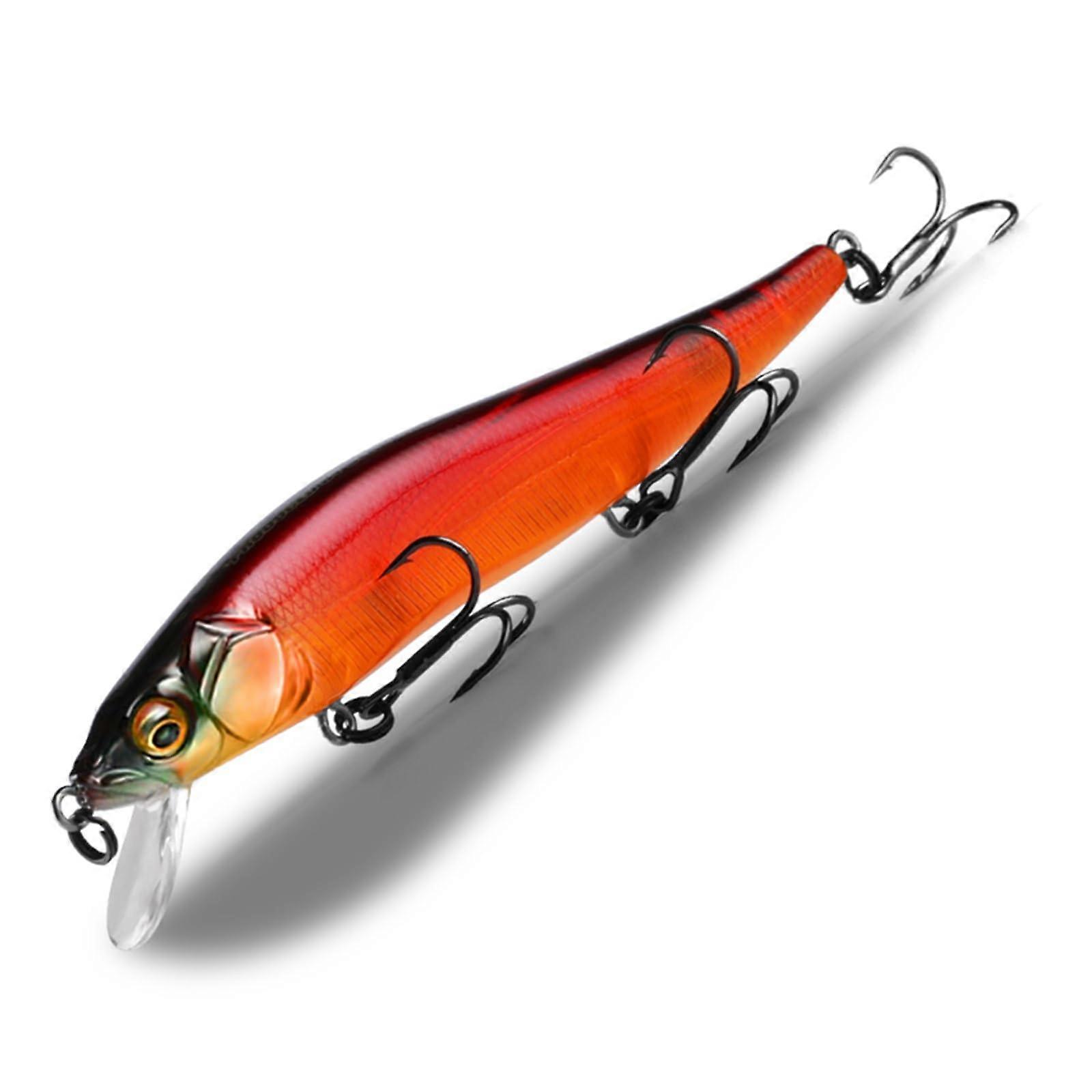 Top Hard Minnow Lure 11 Cm 14 G Hard Plastic Angling Lure With Wobble Action Color 10