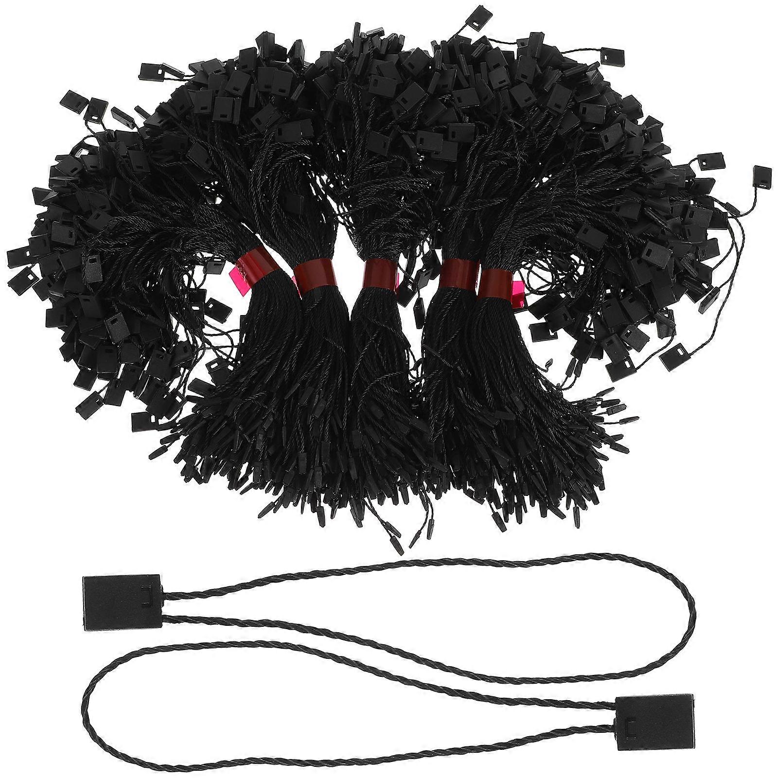 Secure Clothing Tags with Threads and Easy Assembly Plastic Fasteners