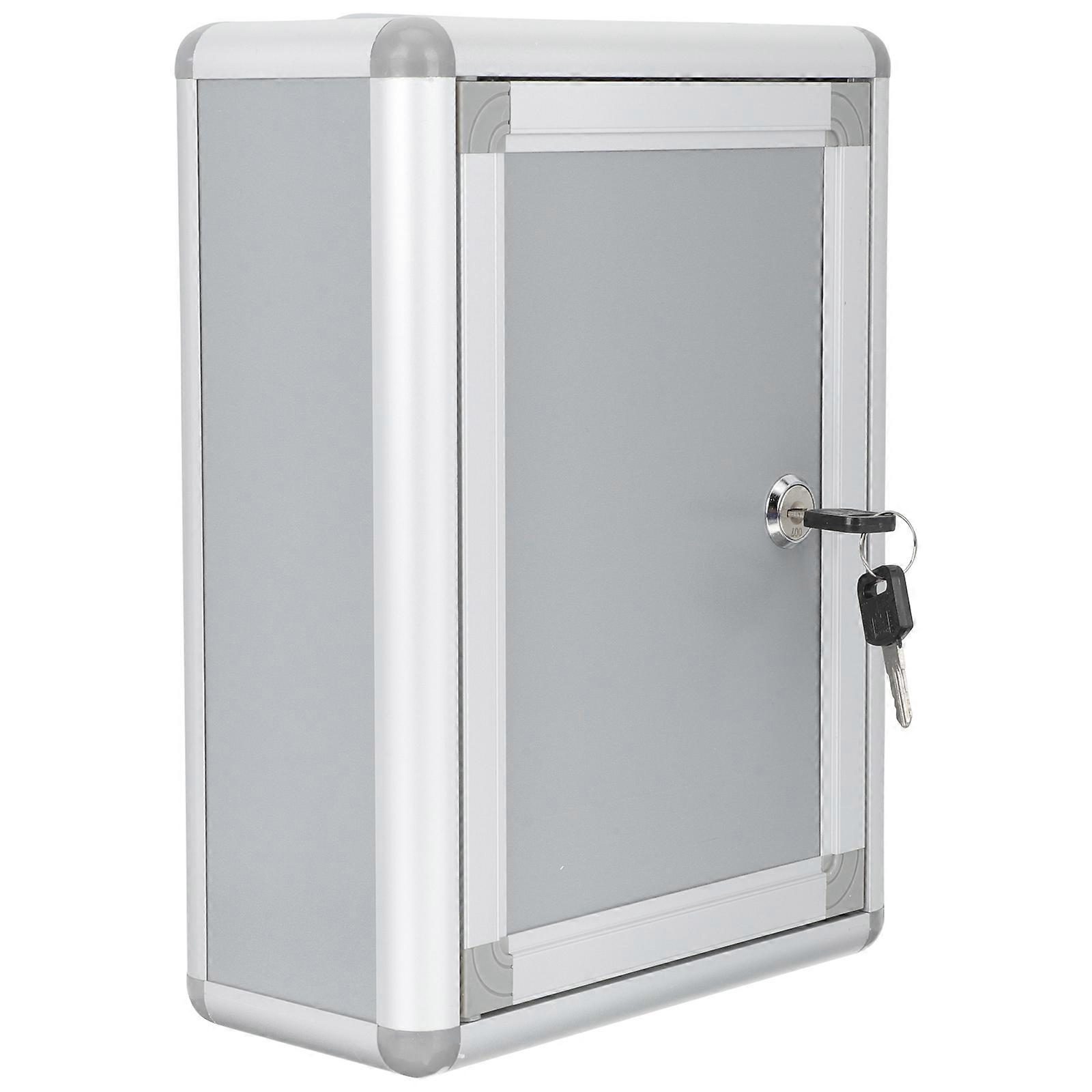 Wall Mounted Vintage Post Box Locking Mailbox for Letters Retro Design for Home or Office Use