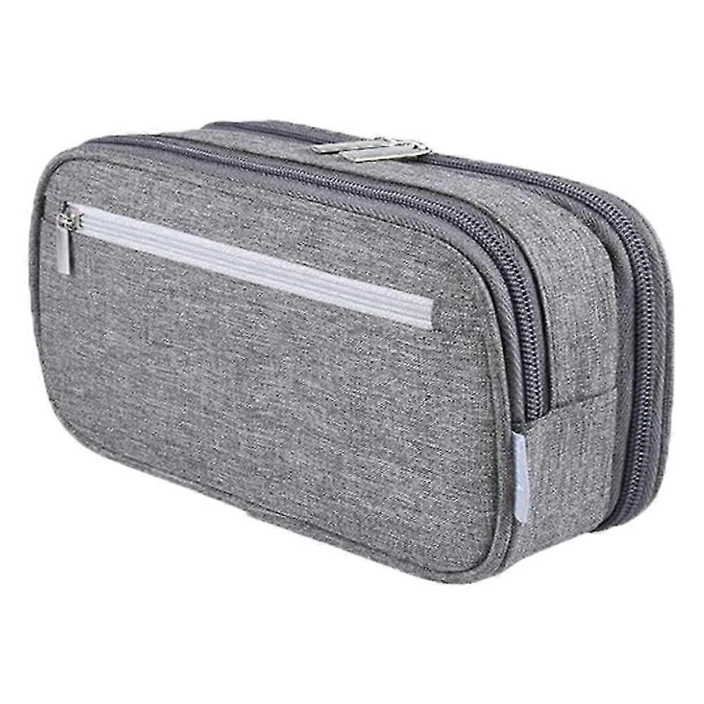 Multi Compartments Collection  Zipper Compartments With Large Campacitypencil Case