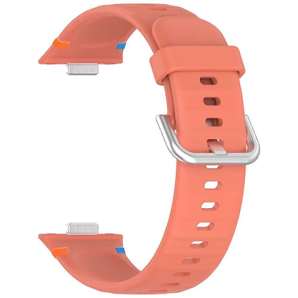 KALEBOL Silicone Watch Strap Compatible For Huawei Watch Fit 4 Pro / Fit 4 / Fit 3 Stitching Line Wrist Band