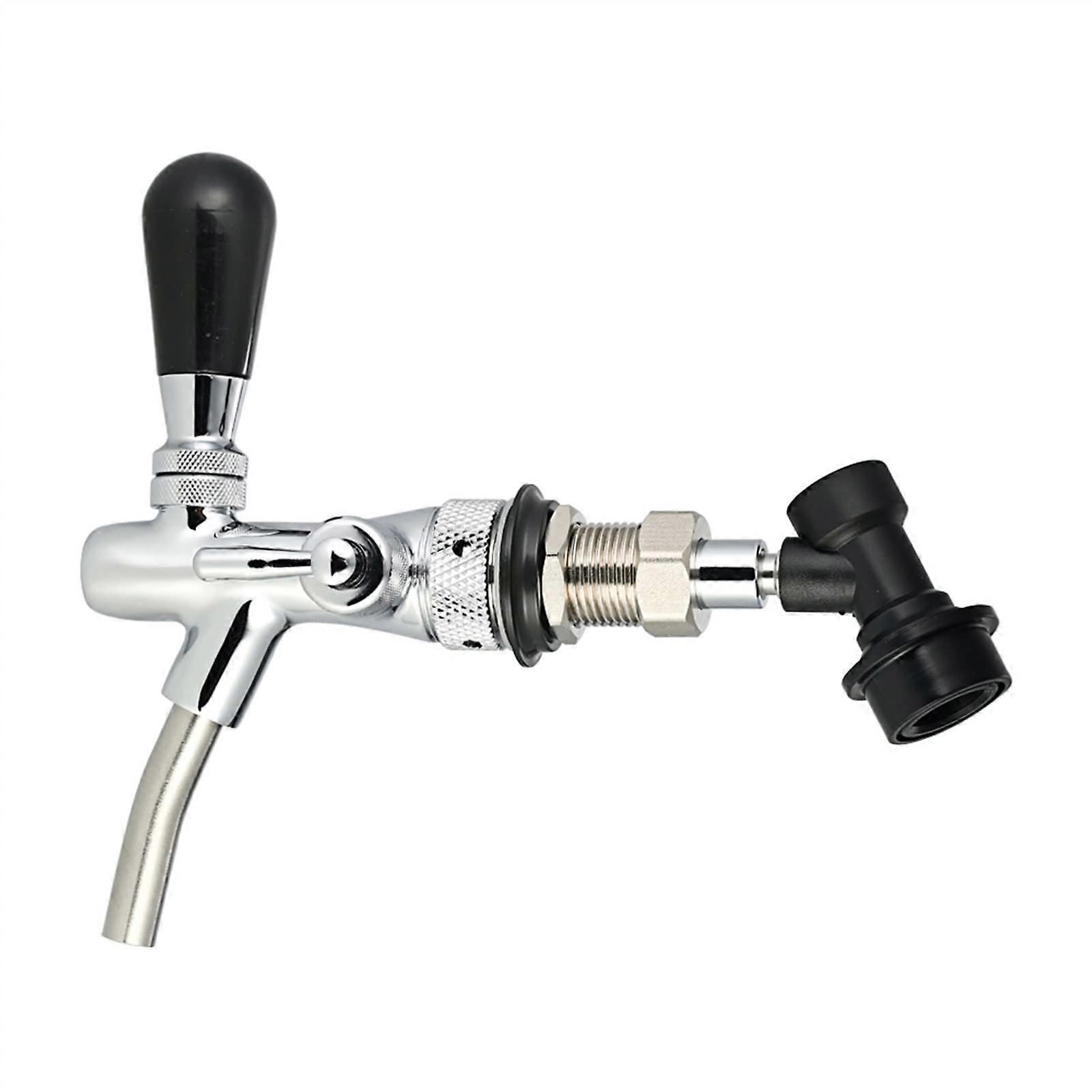 Fasswerkzeuge (barrel tools), G5/8shaft beer tap, homebrew keg with ball lock, straw for separating, homebrewing (ball lock) Ball Lock