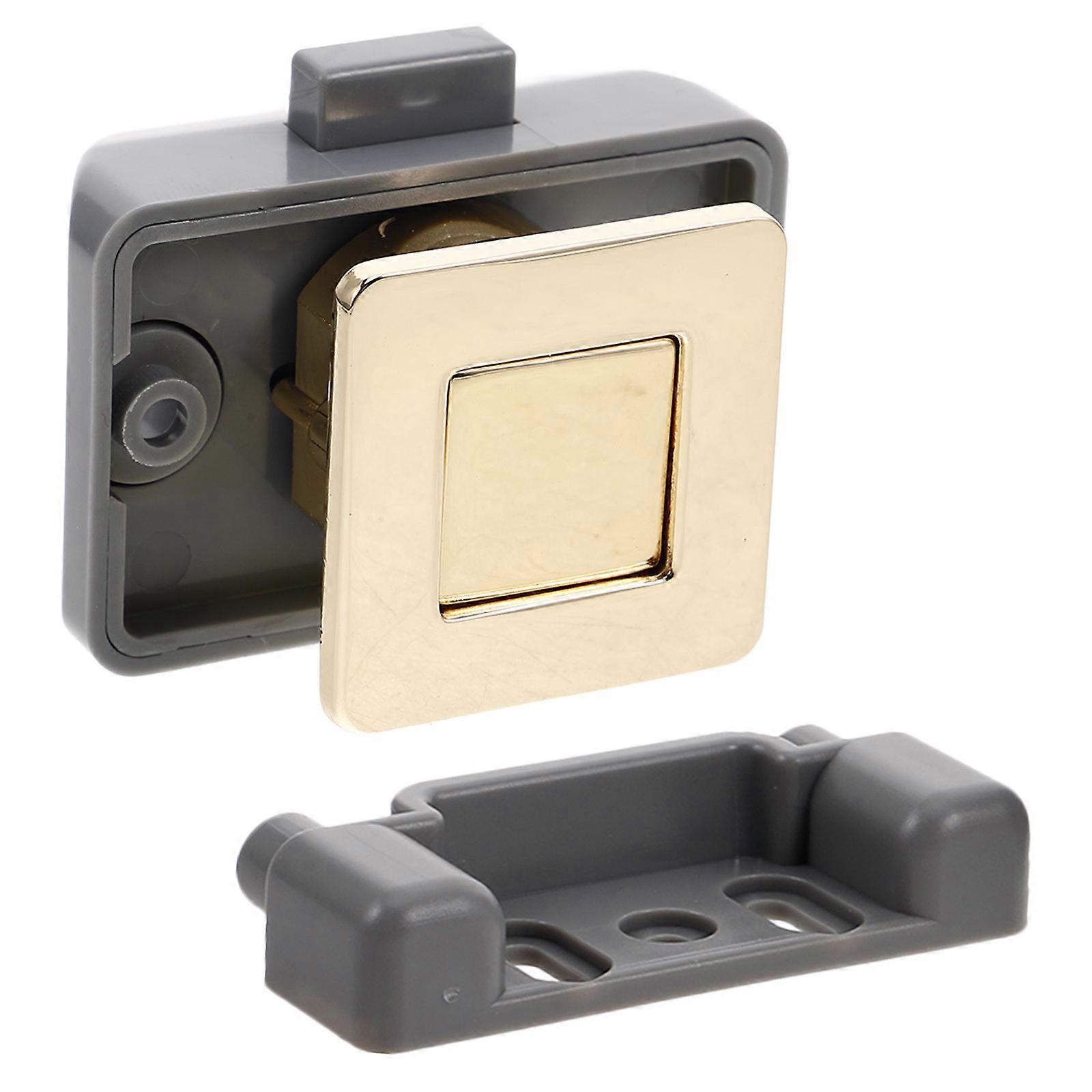 Cabinet Push To Open Latch Keyless Child Safety Lock For Cupboard 1Pack