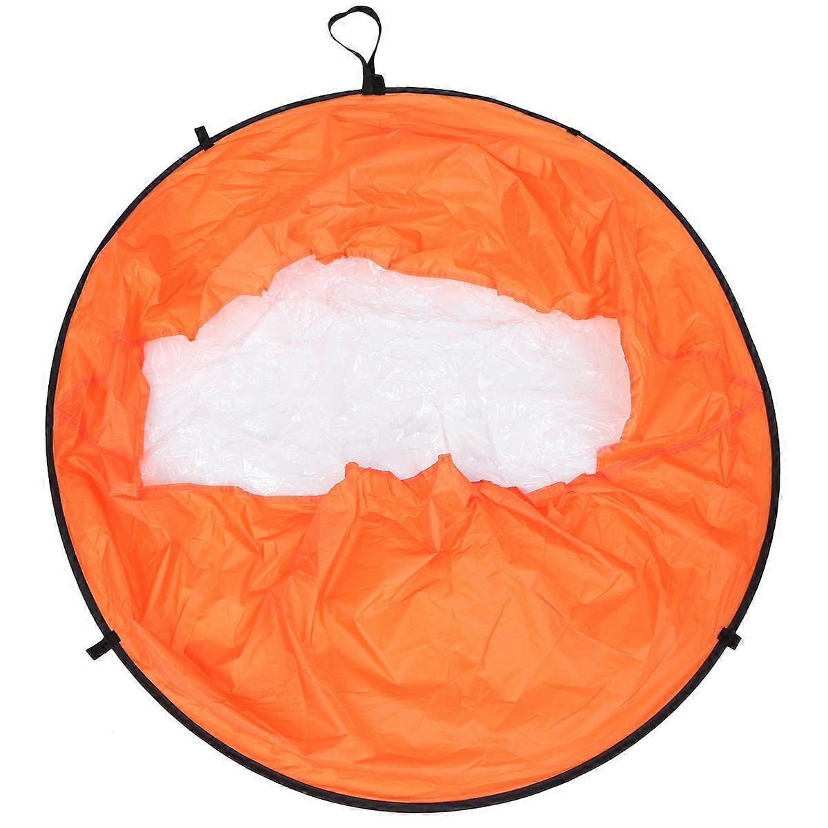 1PC PVC Canoe Kayak Wind Paddle Sanitary Body Wind Oars Instant Popping up Wind Board Portable Canoe Kayak Accessories for Kayak Use (Orange)