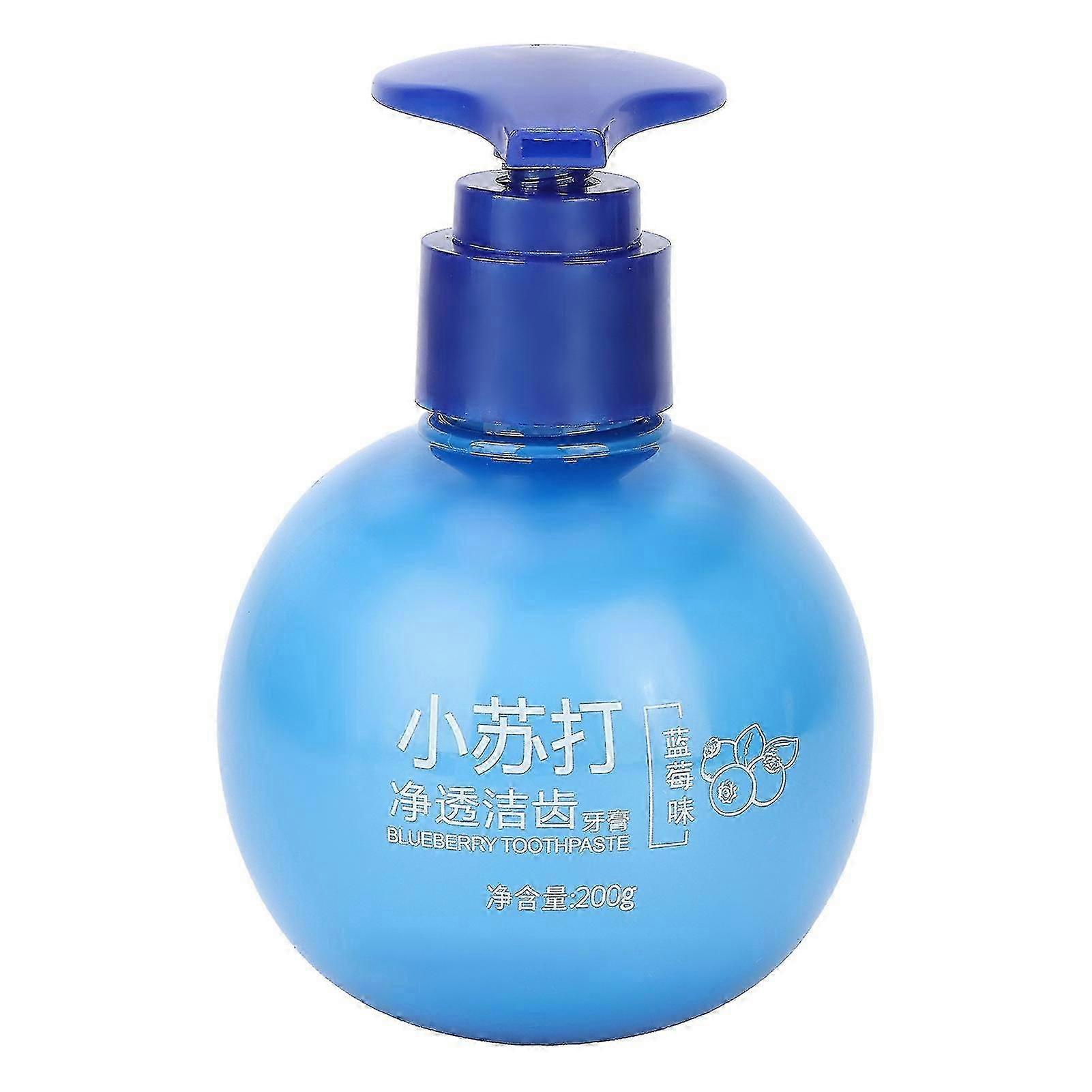 Baking Soda Toothpaste Stain Removal Teeth Cleaning Brightening Pump Toothpaste 200mlcleaning Teeth