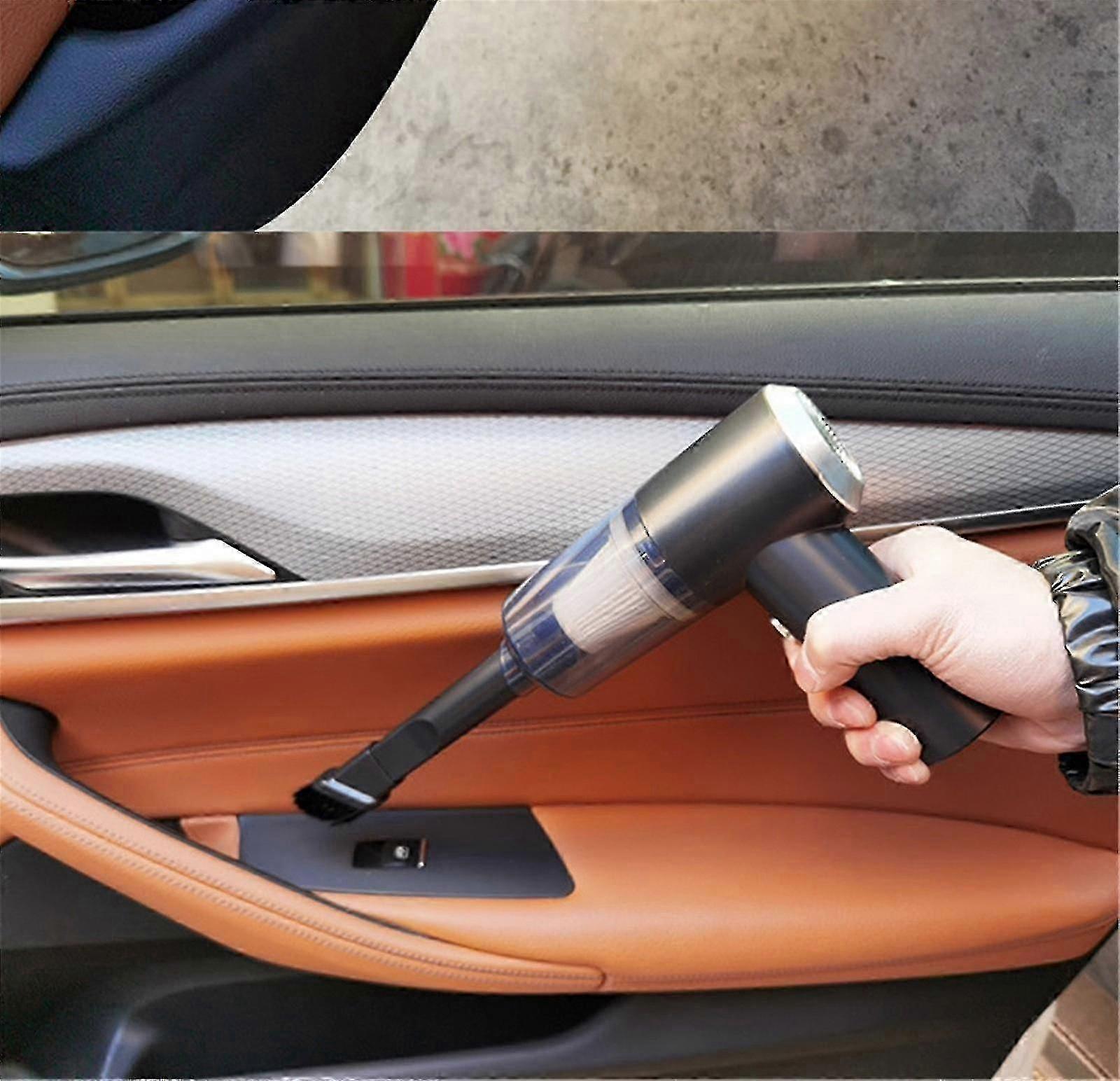 コードレスハンドヘルド車の掃除機6000pa強力なハンドヘルドコードレス掃除機ポータブル真空120w充電式電源
