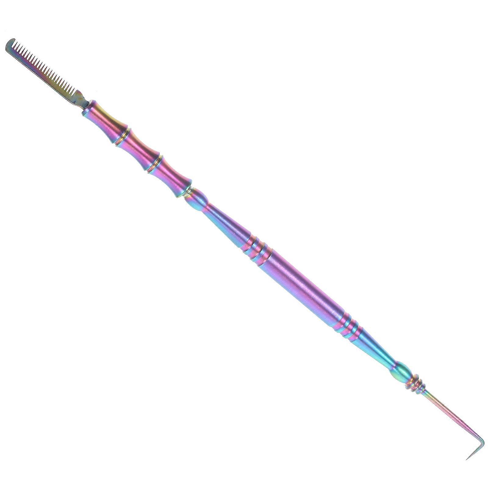 Eyelash Separator Tool Professional Eyebrow Comb For Daily Use Multi-Colored Stainless Steel Lash Perm Lifting 1Set