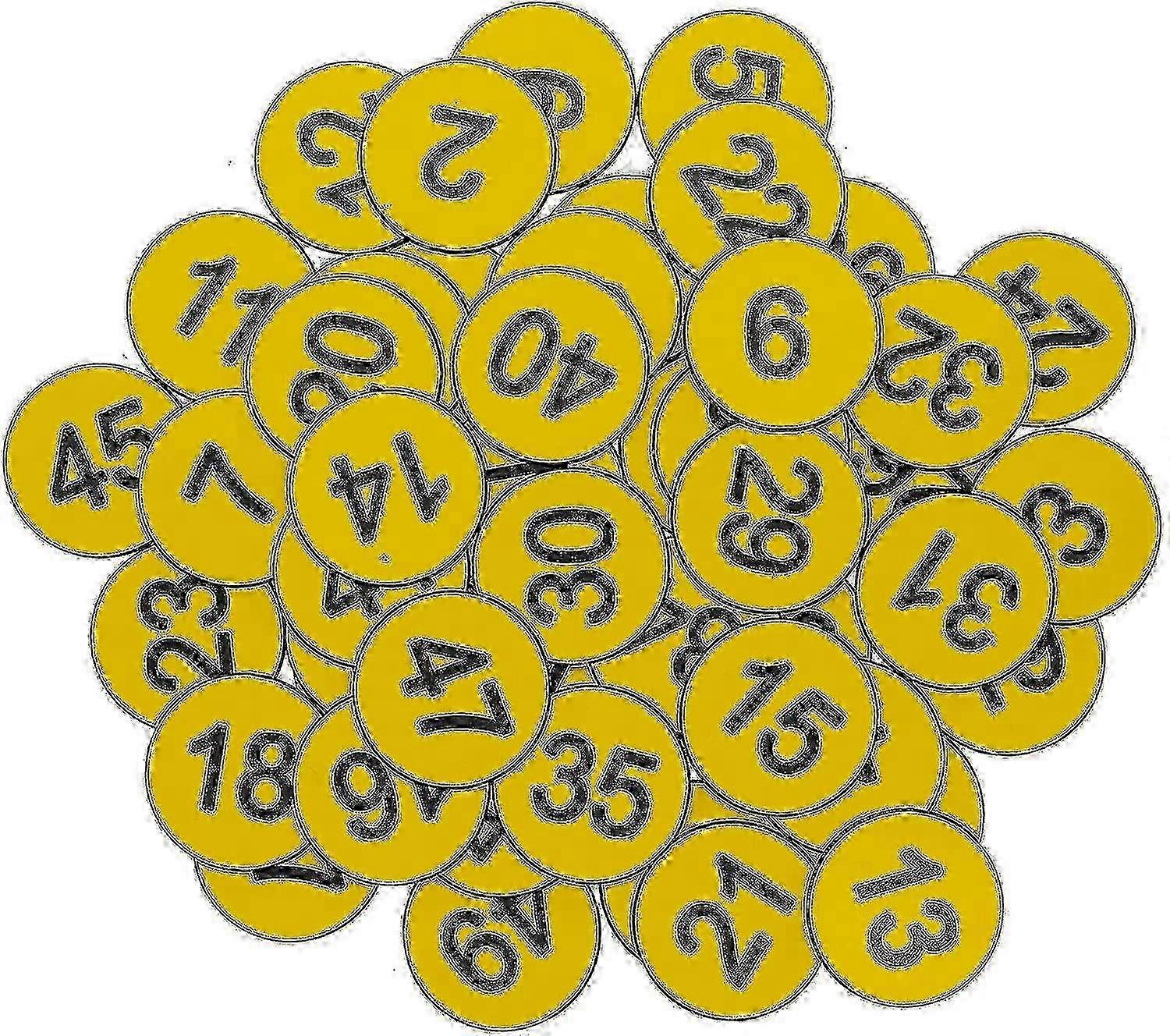 Engraved Plastic Number Tags ID Tags Key Tags without Hole
