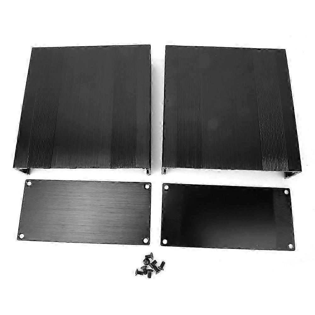 Split Type Aluminum Cooling Case Enclosure Electronic Box for Amplifier GPS (150mm)