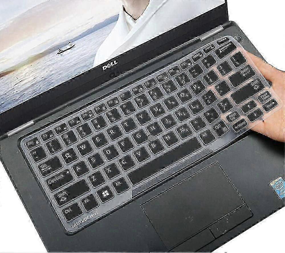 غطاء لوحة المفاتيح لجهاز Dell Latitude E7450 E7470 E5470 E7480 5480 5490 5491 7490 ، حامي لوحة مفاتيح الكمبيوتر المحمول Latitude 3340 E3340 من Dell Thin Soft Keybo