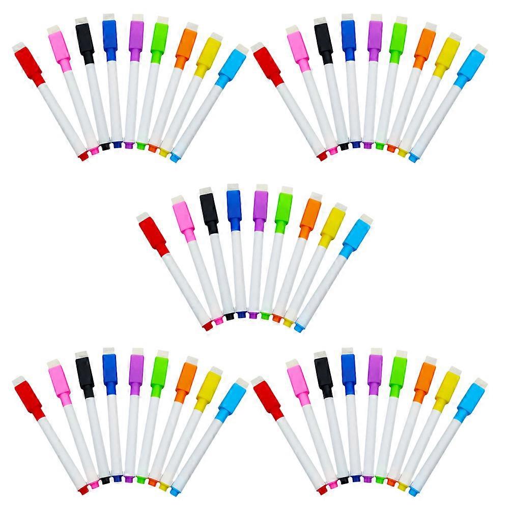 Whiteboard Marker Pens Water Based Erasable Smooth Writing Diy Art Projects 45Pcs