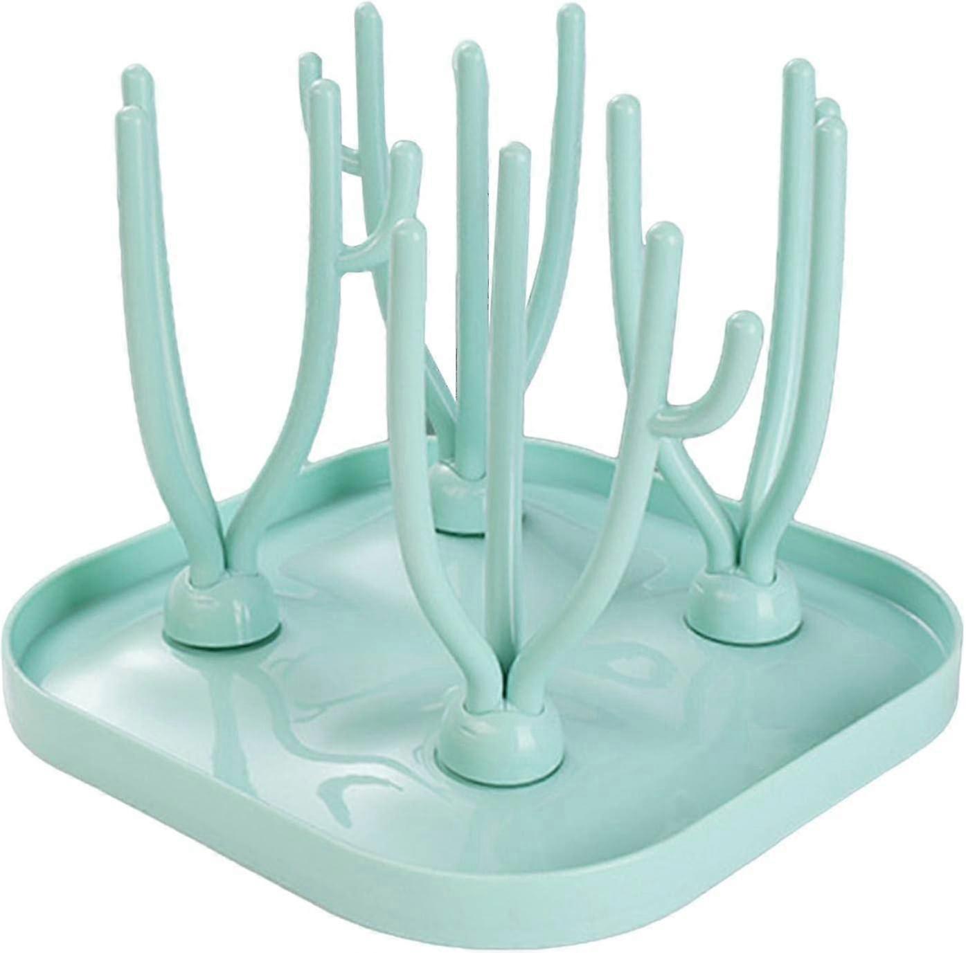 2025 Baby Bottle Drying Rack, Removable Plastic Drying Rack for Baby Bottles, Feeder Cup and Pacifier Storage Rack for Convenient Use