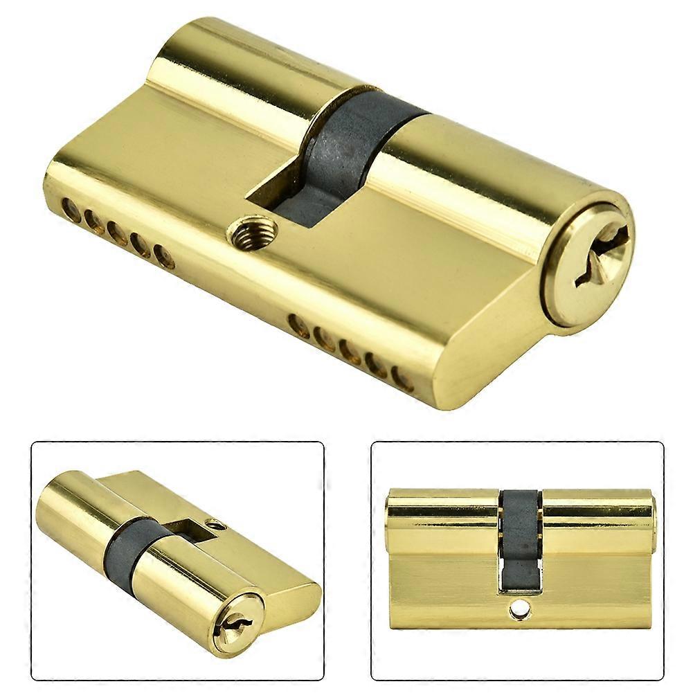 60mm Copper Double Opening Anti-Theft Lock Cylinder with Keys