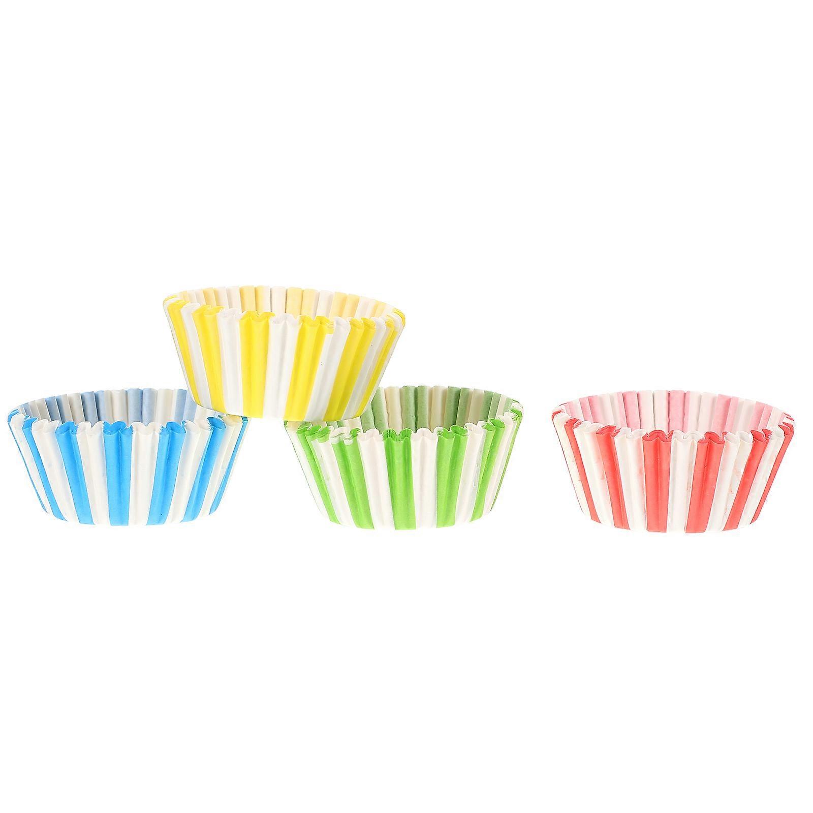 Bakeable Cupcake Baking Cup Home Users Assorted Color 6.2X6.2CM Heat-resistant 300Pcs