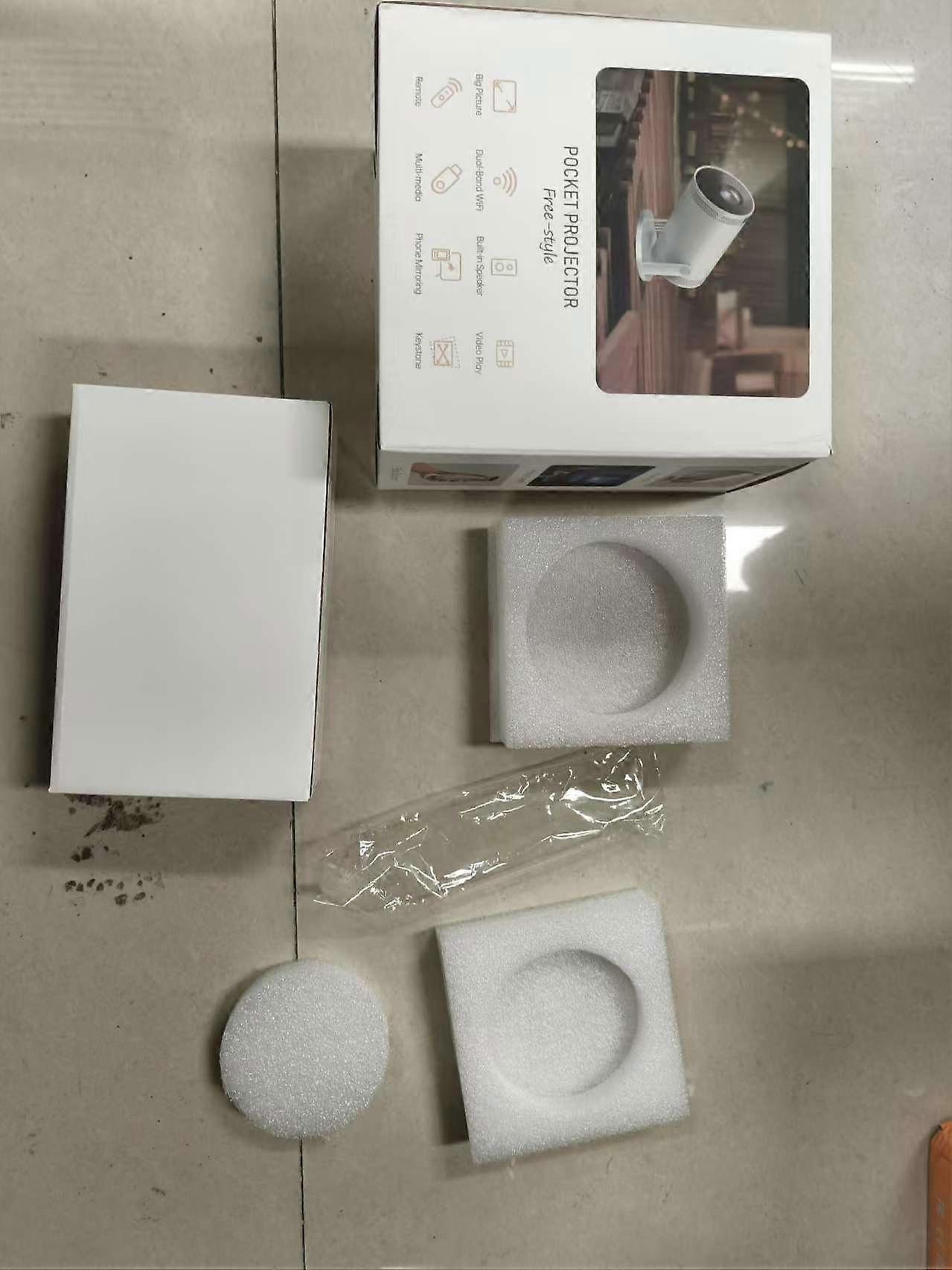 Portable 720P Projector: WiFi Screen Mirroring, Keystone Correction, Home Theater Ready