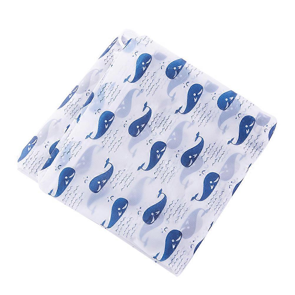 Refrigerator Cover Waterproof Dustproof Organizer Blue 129 x 54 x 0.1 Cm Simple Design Home Daily Use 1Pack