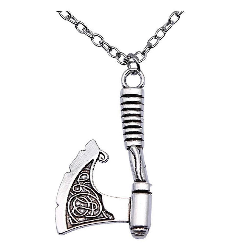 Trendy Gothic Necklace, Featuring a Robust Viking Pendant