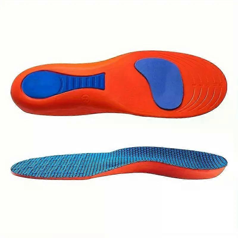 Security 1pair Elasticity Shock Absorption Breathable Running Orthopedic Insoles