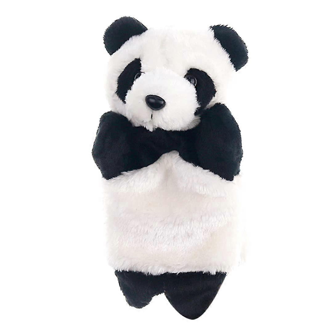 Panda Handpuppen - Interactive Plush Panda Puppets for Storytelling, 25 cm, Black and White Color Educational Toy