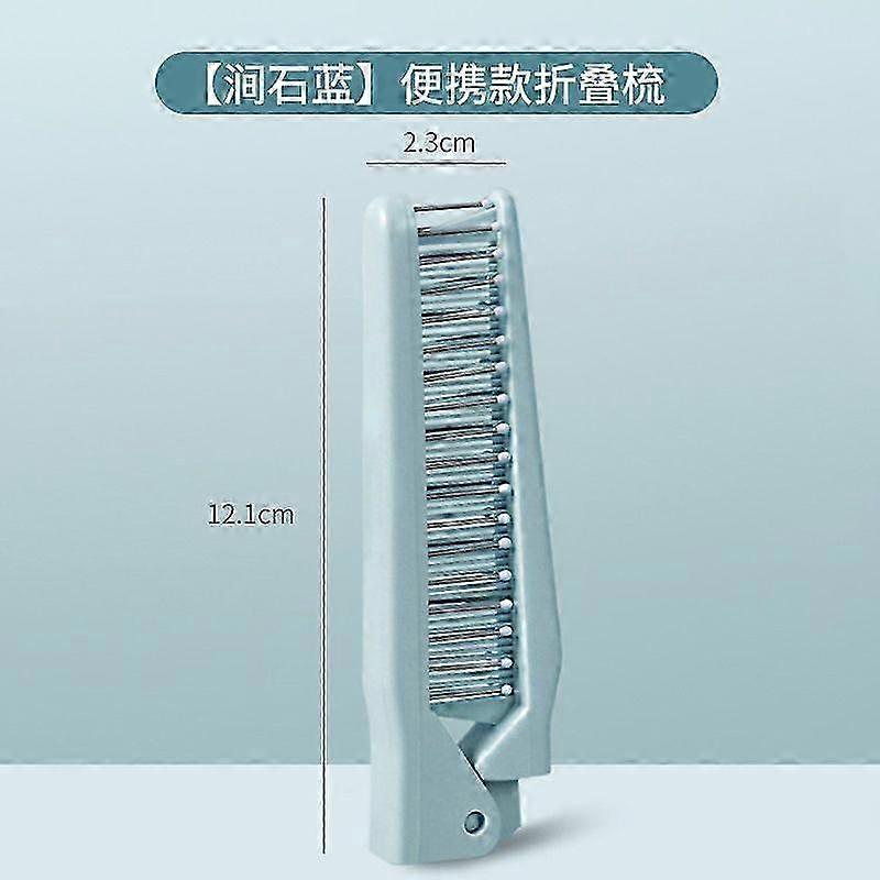 Folding Hair Brush & Travel Hairbrush - Dual-Head Compact Comb for All Hair Types, Lightweight Pocket-Sized Essential for Salon, Gym, On-the-Go Stylin