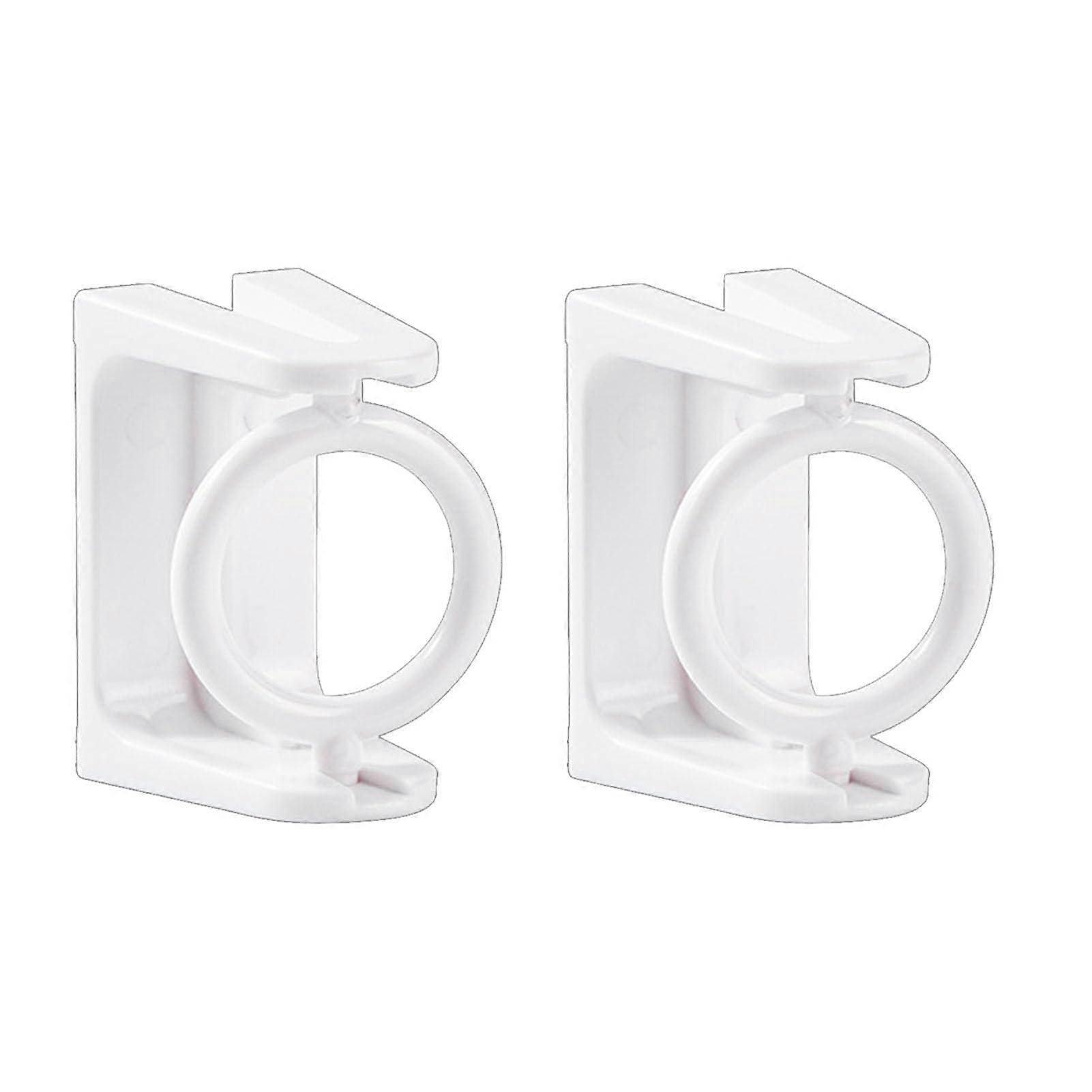 Curtain rod brackets hooks heavyduty loadbearing rotating adhesive shower pole hooks for bathroom made of ABS plastic