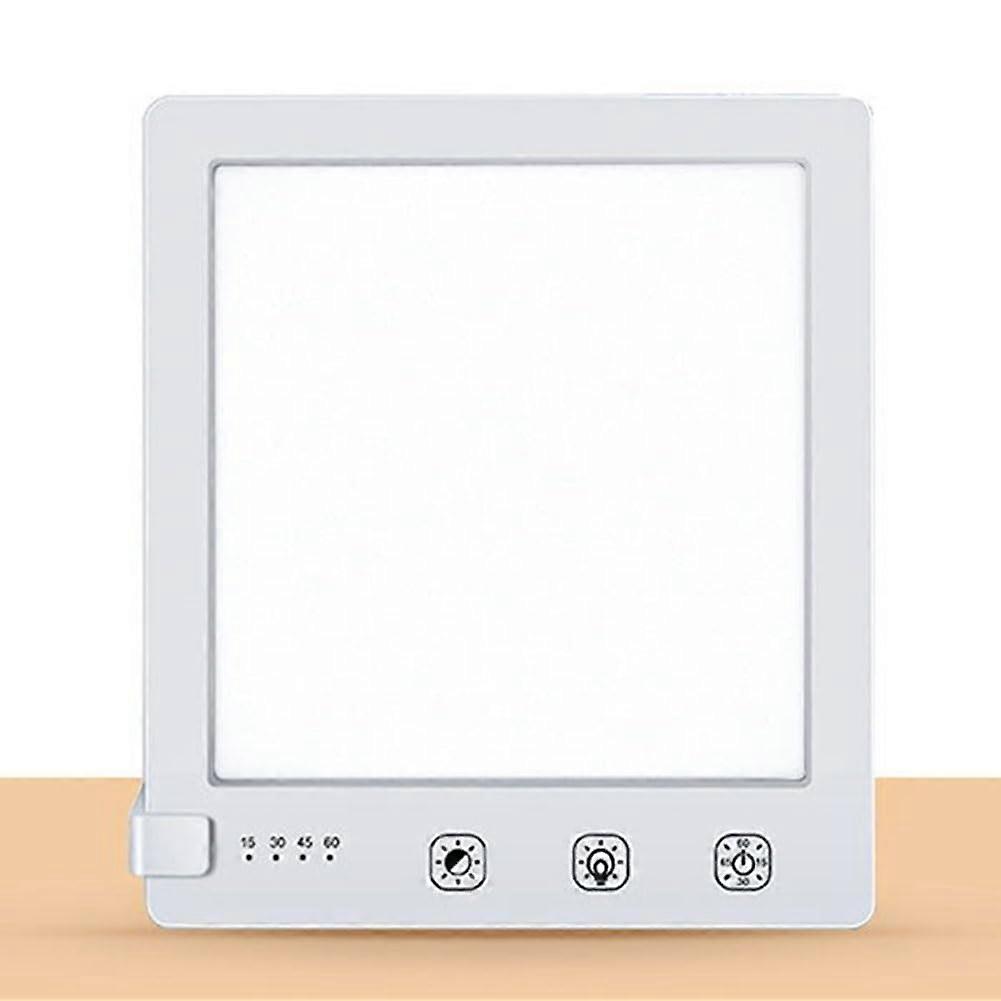 LED Daylight Lamp 10000 Lux Dimmable Desk Light Therapy With Touch Control, Timer, UV-Free Simulated Sunlight For SAD