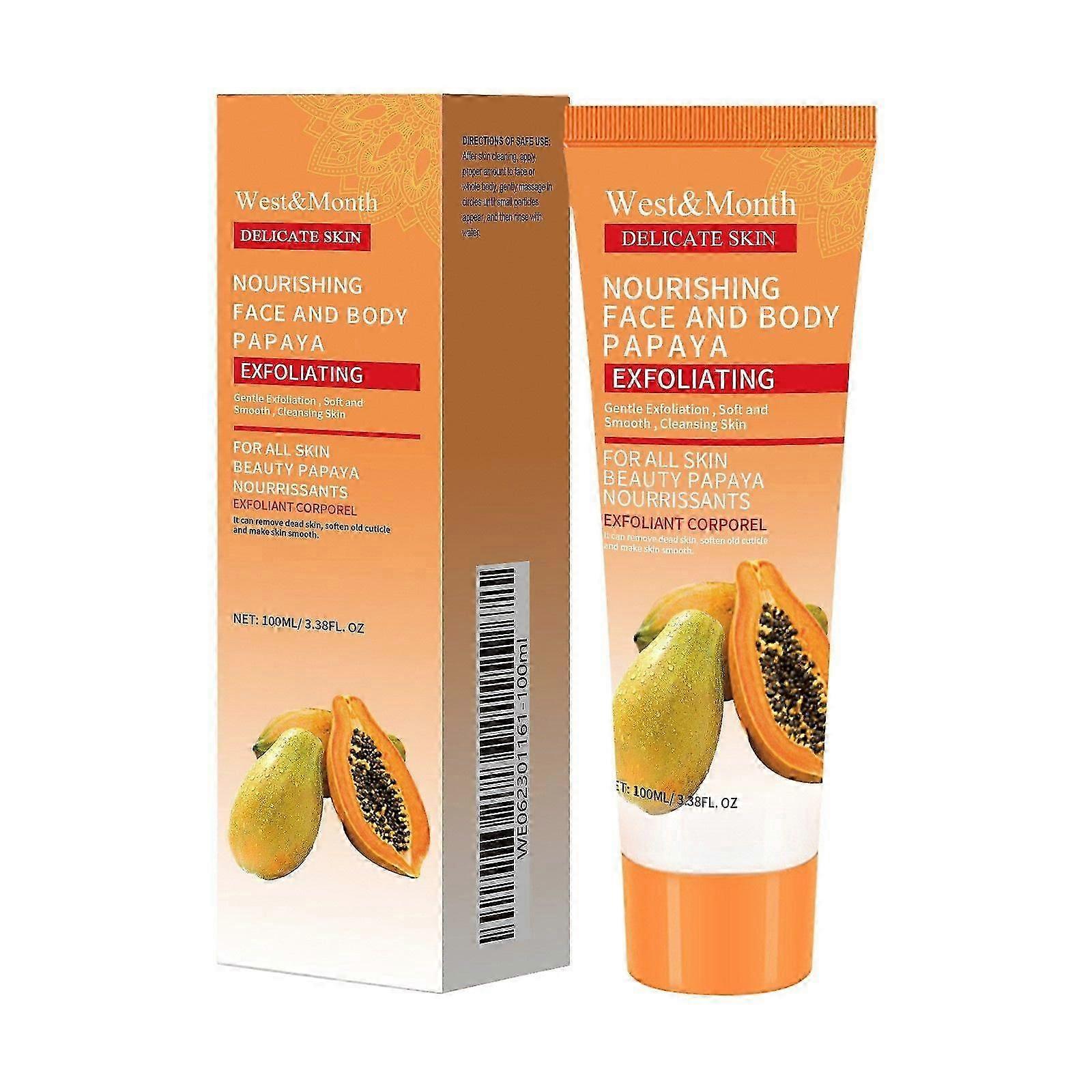 Papaya Essence Brightening Exfoliating Peeling Gel, Papayas Essence Peeling Cleanser, Απολεπιστικό Face Wash, Papaya Scrub Cream Ενυδατική Λείανση