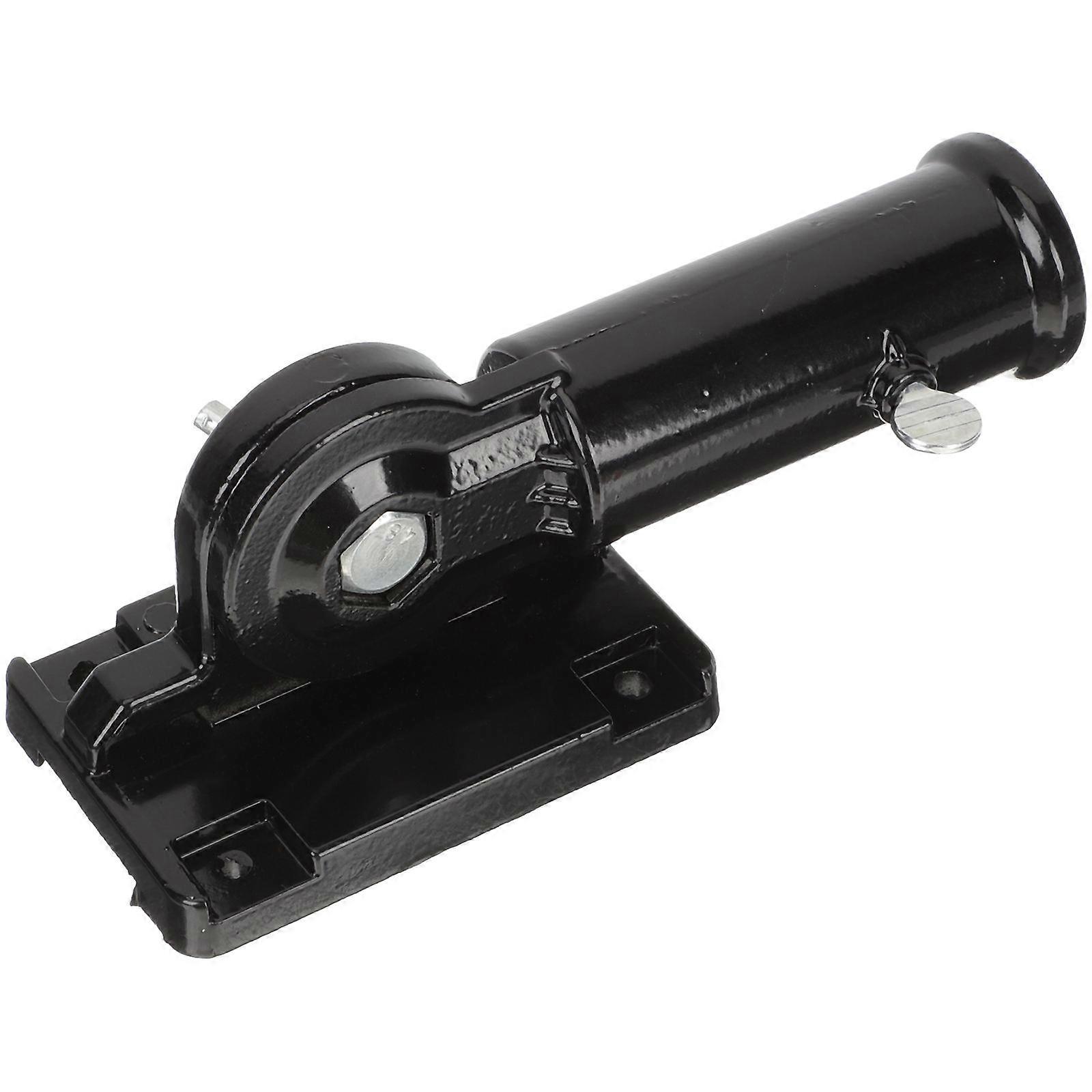 Wall-Mounted Flagpole Bracket for Decor with Adjustable Flag Pole Bracket Black