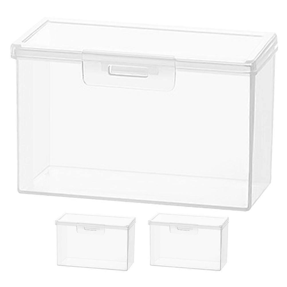 Trading Card Storage Box Card Organizer Card Case For Children Rectangular 4.1×2.6×1.8in Organization 3Set