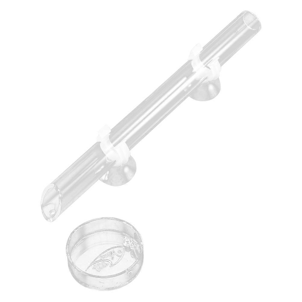 Aquarium Feeding Tool with Acrylic Material for Fish Tank Color 1 Set