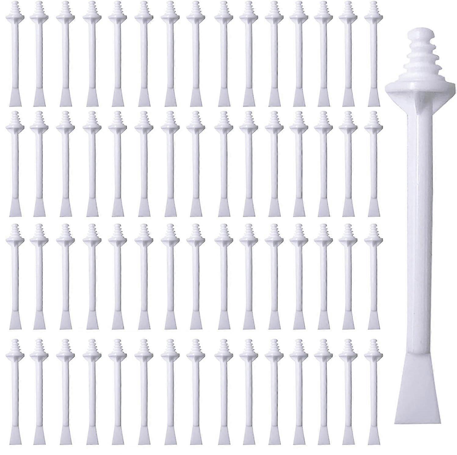 Nose Hair Wax Applicators Pack of 100, Plastic Dual Use Wax Sticks for Nostril Cleaning and Hair Removal