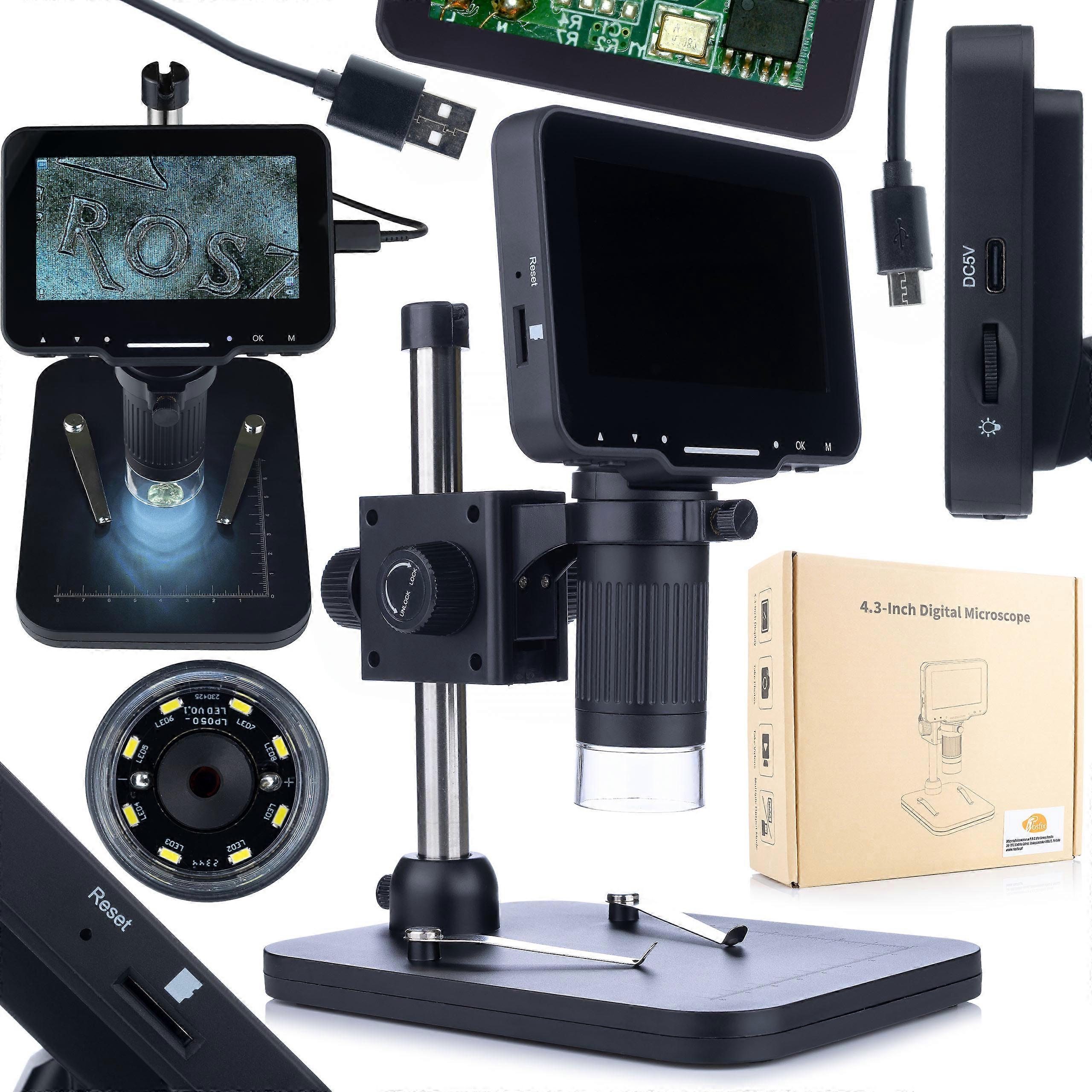 Rosfix Digital Microscope LP043-Z01C | with 4.3 LCD display | High quality