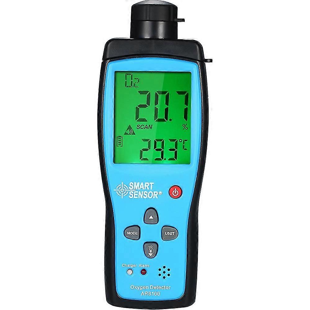 SMART SENSOR Oxygen Meter Digital Portable Automotive O2 Gas Tester Monitor Detector Handheld Oxygen