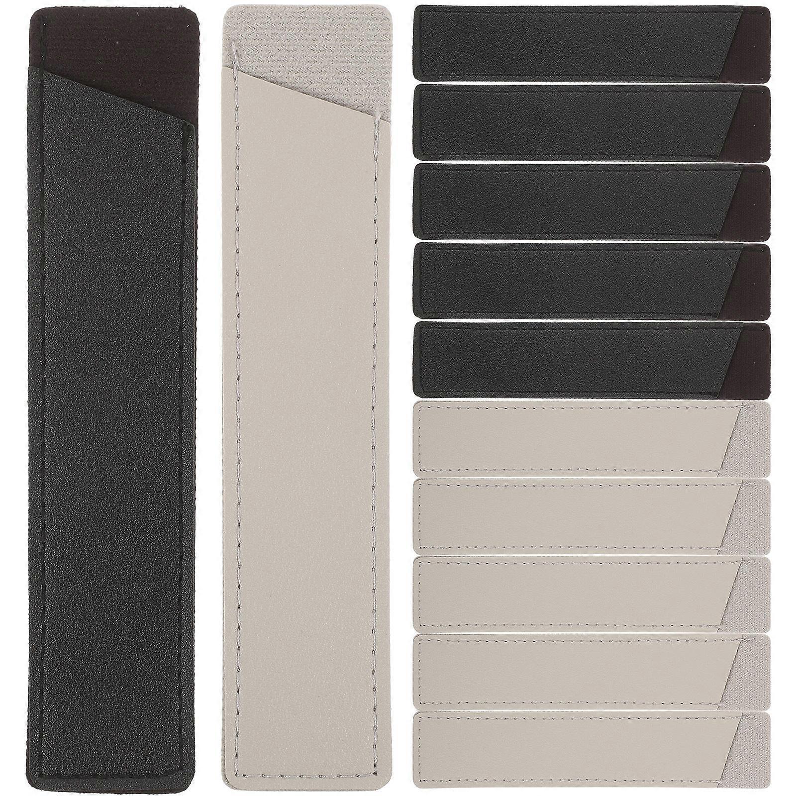 Pen Holder for Planner PU Material Prevent Loss Rectangular 12Pcs