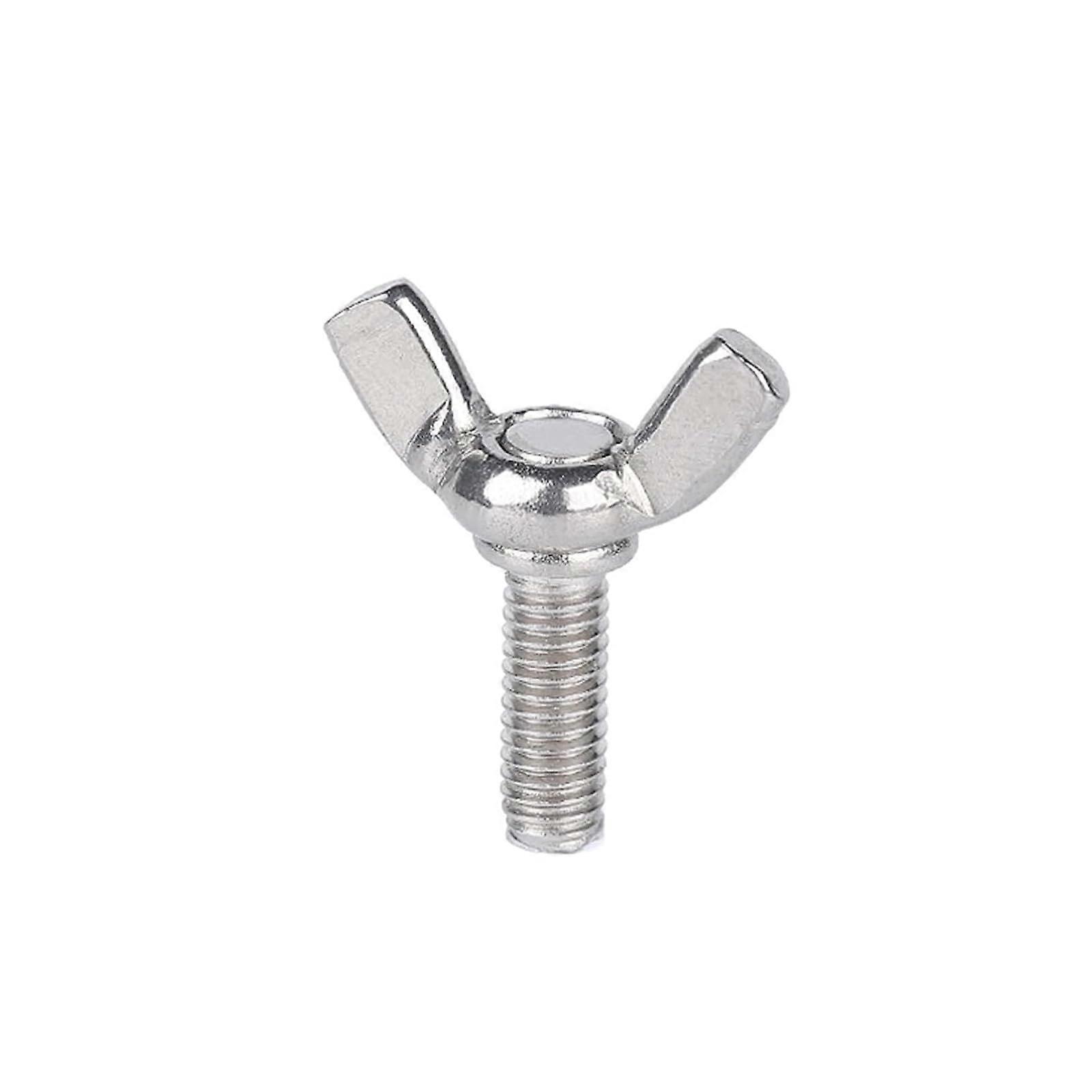 Knurled screws, thumb screw with handle, M6, M8, M10, stainless steel (5 pieces, M6x80mm)