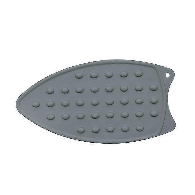 Heat Resistant Silicone Iron Pad for Ironing Board - Multifunctional Gray Ironing Mat with Non-Slip Surface